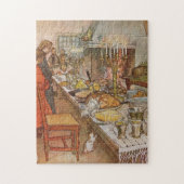 Puzzle Dîner de Noël Carl Larsson 1904 (Vertical)