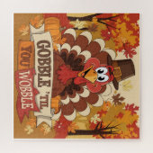 Puzzle Dîner de Thanksgiving dinde (Horizontal)