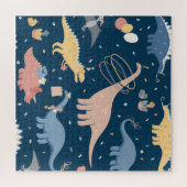 Puzzle Dino Delft : Anniversaire Fun (Horizontal)