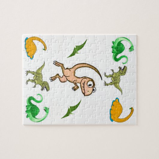 Puzzle Dinosaur (Horizontal)
