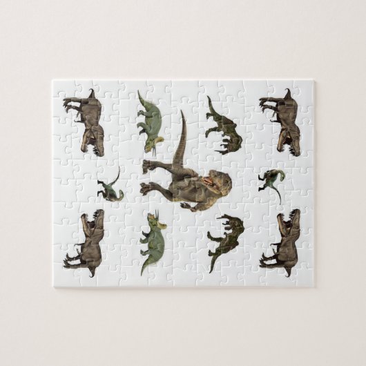 Puzzle Dinosaur (Horizontal)