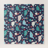 Puzzle Dinosaur Aventure Design sans faille (Horizontal)