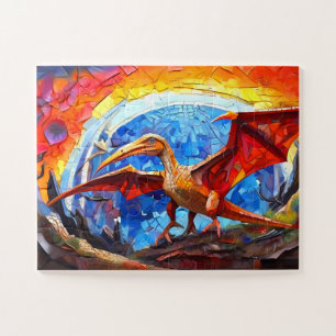 Puzzle Dinosaur coloré pour enfants