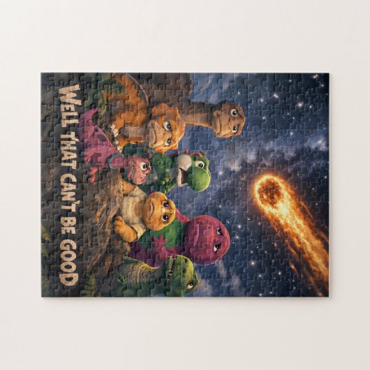 Puzzle Dinosaur Extinction (Horizontal)