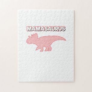 Puzzle Dinosaur Party Maman fête d'anniversaire Mamasauru