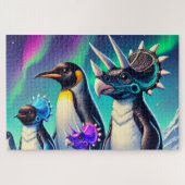 Puzzle Dinosaur Penguin (Horizontal)