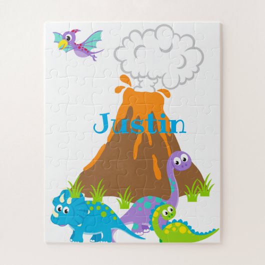 Puzzle Dinosaur, Personnaliser l'affiche (Vertical)
