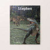 Puzzle Dinosaur Tyrannosaurus T-rex Personnalisé Pour les (Vertical)