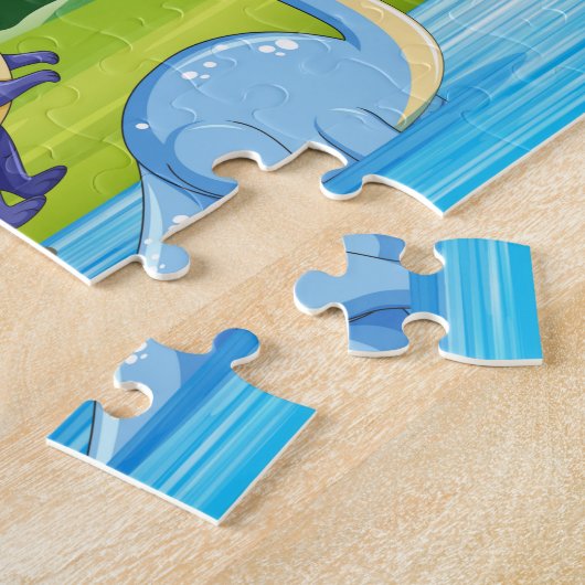 Puzzle Dinosaure (Côté)