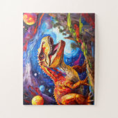 Puzzle Dinosaure coloré pour enfants (Vertical)