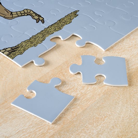 Puzzle Dinosaure crétacé Tyrannosaurus rex (Côté)