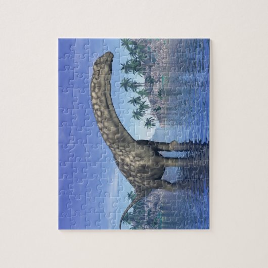 Puzzle Dinosaure d'Argentinosaurus - 3D rendent (Vertical)