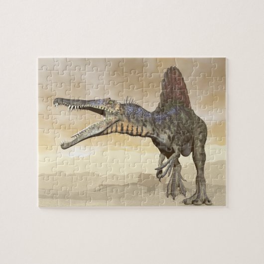 Puzzle Dinosaure de Spinosaurus dans le désert - 3D (Horizontal)