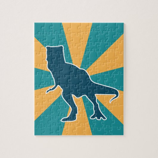 Puzzle dinosaure en colère t-rex jurassique garçons anima (Vertical)