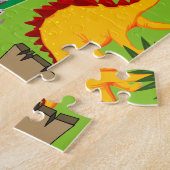 Puzzle Dinosaure pour enfant personnalisé (Côté)