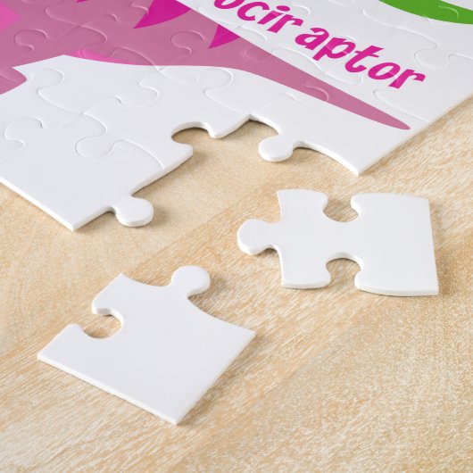 Puzzle Dinosaure pour enfants mignon (Côté)