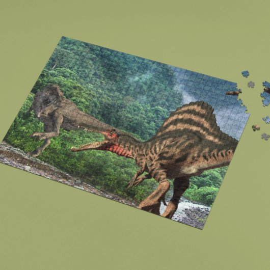 Puzzle Dinosaure Tyrannosaurus Spinosaurus