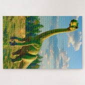 Puzzle Dinosaure Vert (Horizontal)