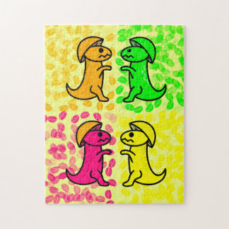 Puzzle Dinosaures de Fruits Citriques