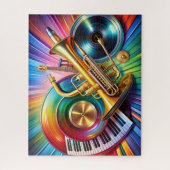 Puzzle d'instruments de musique (Vertical)