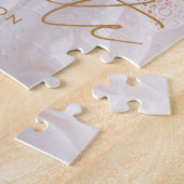 Puzzle Diplôme d'or moderne Script photo Graduate (Côté)