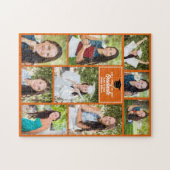 Puzzle Diplômé Orange Diplômé supérieur photo Collage Gra (Horizontal)