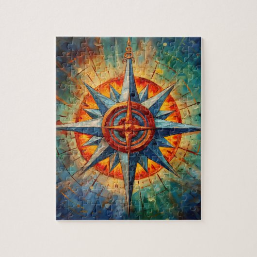 Puzzle Direction au Chaos (Rose Compass) (Vertical)