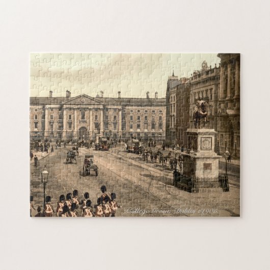 Puzzle d'Irlande, c1905 College Green Dublin (Horizontal)