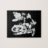 Puzzle Dirt Vélo Papa Motocross Motorcycle Père (Horizontal)