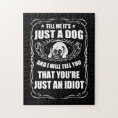 PUZZLE DIS-MOI QUE C'EST JUSTE UN CHIEN UN CARLIN (Vertical)