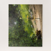 Puzzle Disc Golf Sunset (Vertical)