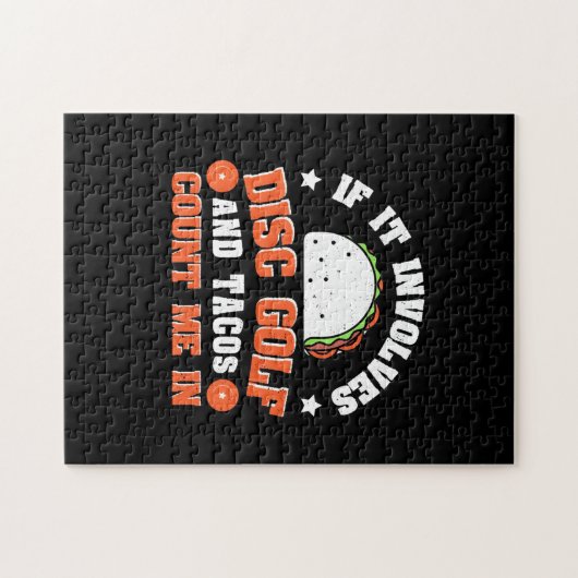 Puzzle Disk Golf Et Tacos Me Comptent (Horizontal)