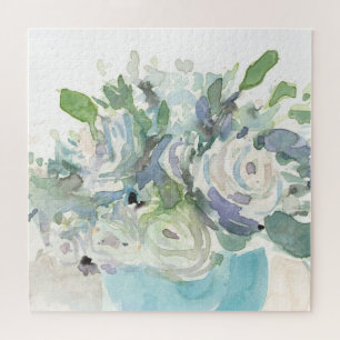 Puzzle Disposition de ressort - bouquet d'aquarelle
