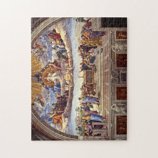 Puzzle Disputation du Saint Sacrement par Raphael (Vertical)