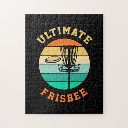 Puzzle Disque Golf Ultimate Frisbee (Vertical)