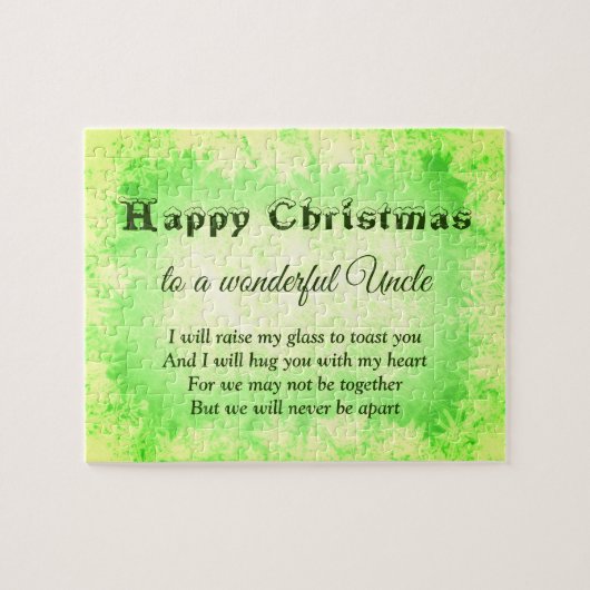 Puzzle Distance Joyeux oncle de Noël (Horizontal)