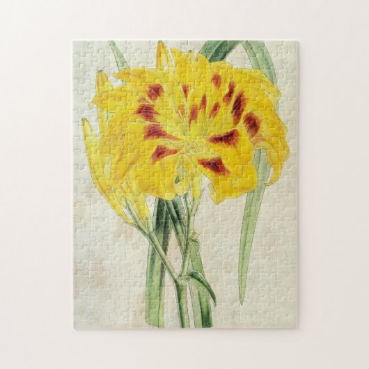 Puzzle Distiche vintage Double Fleurs (Vertical)