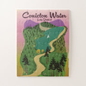Puzzle District de Coniston Water Lake (Vertical)