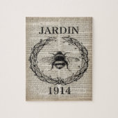 Puzzle ditionary print frentry vintage bee (Vertical)