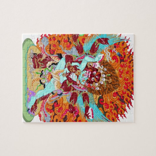 Puzzle Divinité de bouddhiste de Heruka (Horizontal)