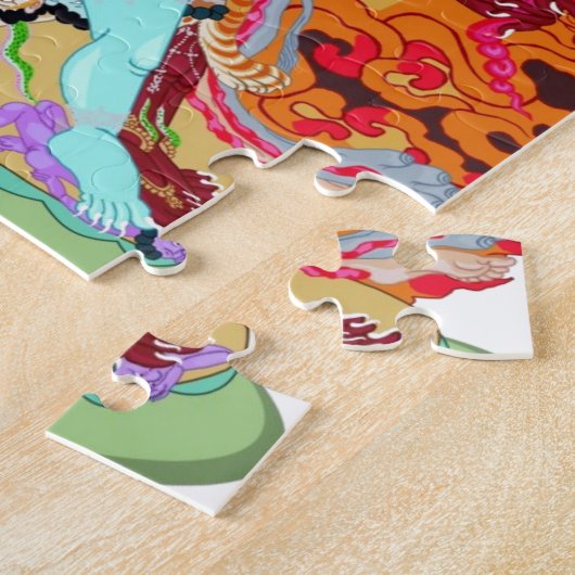 Puzzle Divinité de bouddhiste de Heruka (Côté)