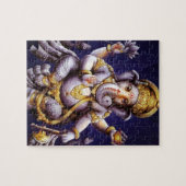 Puzzle Divinité indoue d'éléphant asiatique de Ganesh (Horizontal)