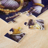 Puzzle Divinité indoue d'éléphant asiatique de Ganesh (Côté)