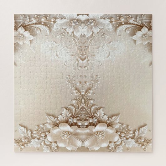 Puzzle d'Ivory Flowers (Vertical)