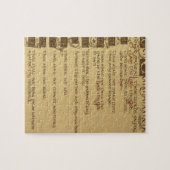 Puzzle dix commandements (Horizontal)