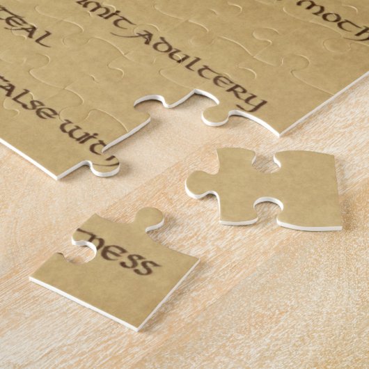 Puzzle dix commandements (Côté)