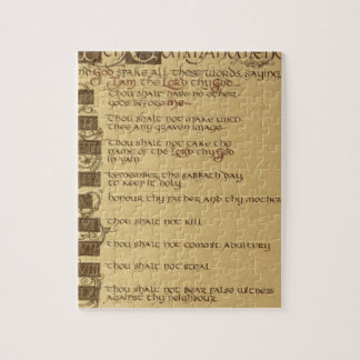 Puzzle dix commandements