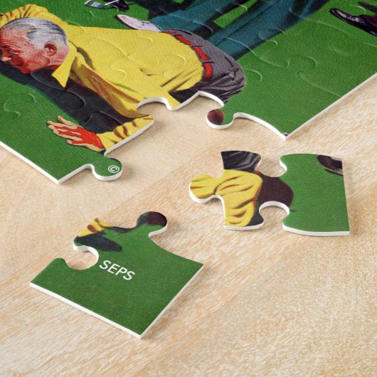 Puzzle Dix-huitième trou (Côté)