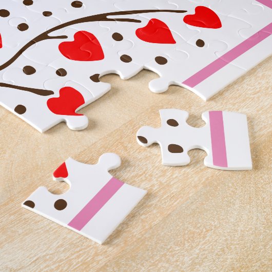 Puzzle do-it-yourself couleurs Flower Tree avec racines c (Côté)