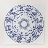 Puzzle do-it-yourself Diagramme en zodiaque couleur #1 -  (Horizontal)